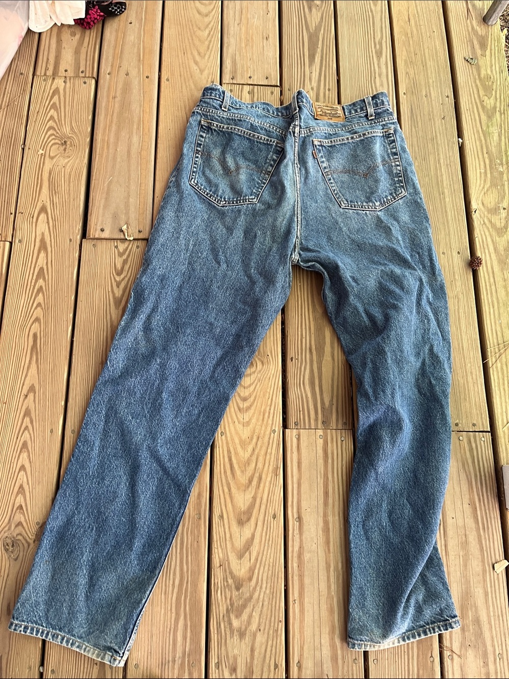 Levi's Straight Leg Blue Denim Jeans